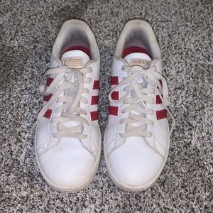 Red & White Adidas Sneakers